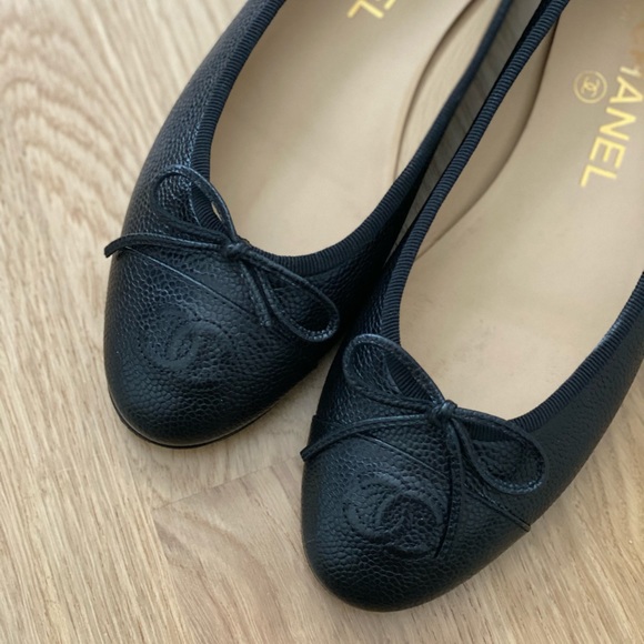✨ Chanel Caviar Ballet Flats ✨